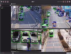 Person/vehicle/two-wheeled vehicle detection